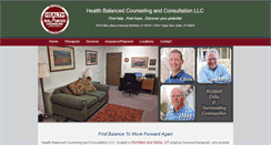 Desktop Screenshot of healthbalancedcounseling.com